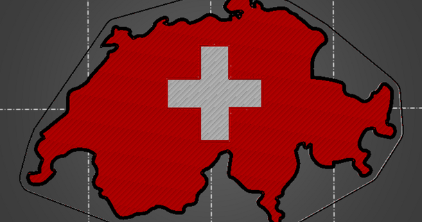 Karte Schweiz Ironman 3D Modelle Lernen Objekte 3d print model - Mito3D