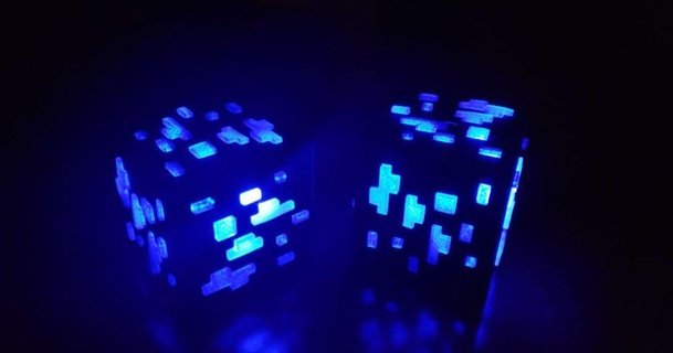 Minecraft bloccare 9v scatola abdoanmes 3D Modelli gadget Fanculo Lol luce minecraftbox 3d print model - Mito3D