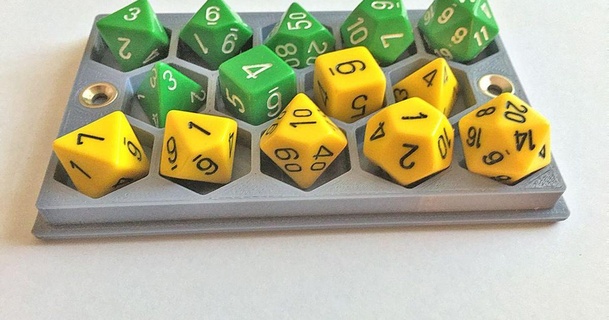 customizable dice box pmarkham 3D Models Toys & Games Other thingiverse 3d print model - Mito3D