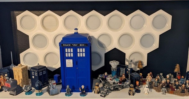 Arzt Tardis Diorama Gebäude einstellen spradlinb 3D Modelle Kostüme Zubehör Requisiten Doctor Who tardisdrwho Wandanzeige 3d print model - Mito3D