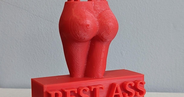 best ass award trophy kev 3D Models Art & Design Other Designs 3d print model - Mito3D