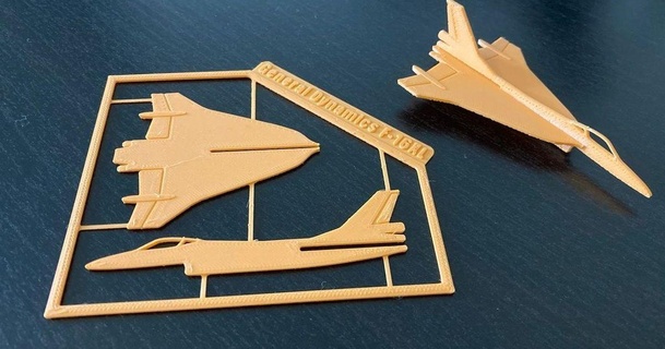 f 16xl kit cartão fantasma fabuloso 3D modelos passatempo fabricantes Ideias aeronave avião experimental f16 f16xl 3d print model - Mito3D