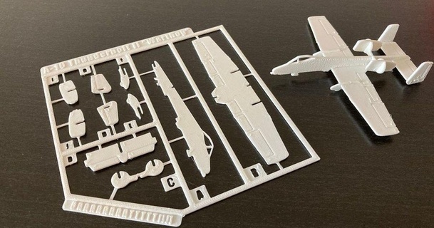 10 raio ii javali kit cartão fantasma fabuloso 3D modelos passatempo fabricantes Ideias a10 aeronave avião montagem necessária 3d print model - Mito3D