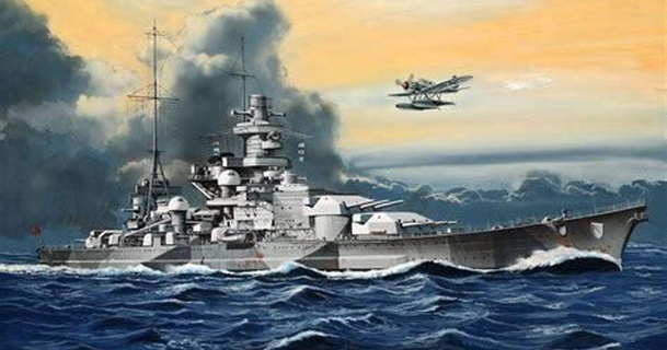 kms Scharnhorst 1 6000 fantôme fabuleux 3D modèles jouets Jeux planche bataille navale bateau naval navalminiature navire 3d print model - Mito3D