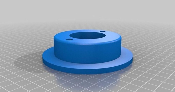 75mm filament spool adapter remix jfa127 3D Models Printers Accessories filamentspoolholder thingiverse 3d print model - Mito3D