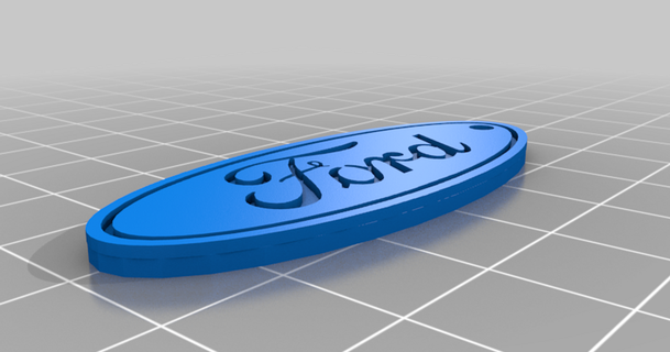 ford focus keychain got rid hunterleftthechat 3D Models Fashion Other Accessories thingiverse 3d print model - Mito3D