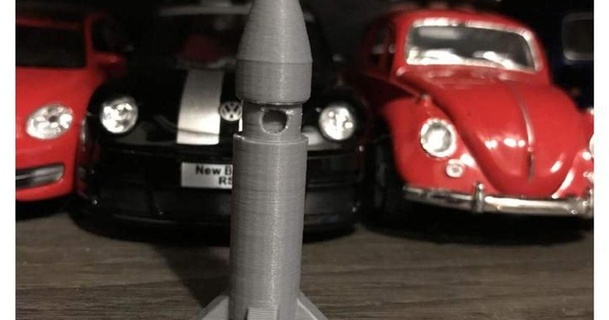 rocket ship benchmark hunterleftthechat 3D Models Hobby & Makers Other Ideas thingiverse 3d print model - Mito3D