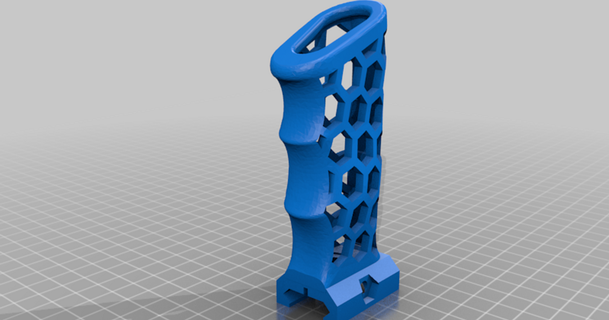esadecimale presa rotaia montare bigblockdoug 3D Modelli passatempo creatori idee thingiverse 3d print model - Mito3D