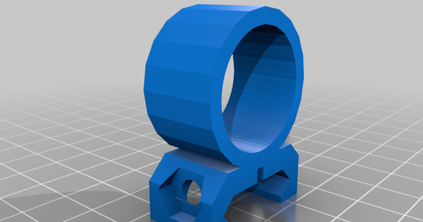 flash light mount bigblockdoug 3D Models Hobby & Makers Other Ideas thingiverse 3d print model - Mito3D
