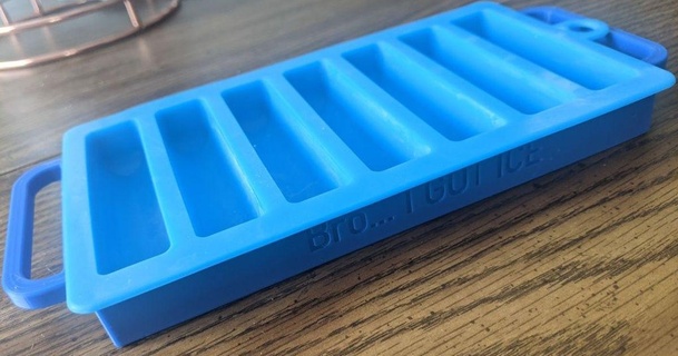 sólido suporte walmart silicone gelo bandeja Mano obteve projetar 3D modelos casa cozinha thingiverse 3d print model - Mito3D
