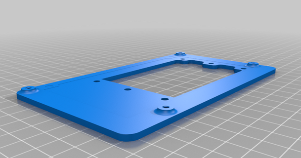 atx-to-sfx 100mm adapter plate salfter 3D Models Gadgets Computers atx sfx thingiverse 3d print model - Mito3D