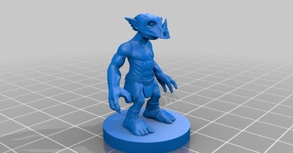 goblin raider variant tycho download free stl model printablescom 3d models toys & games action figures statues dungeonsanddragons miniature tabletop 3d print model - Mito3D