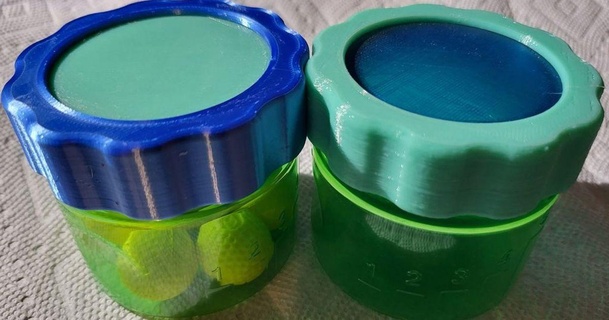 lavanderia detergente boné kraloulk 3D modelos casa equipamento recipiente tampa thingiverse 3d print model - Mito3D