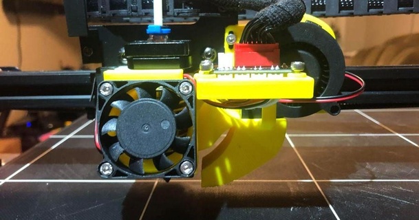 anycubic Quíron 5015 ventilador kraloulk 3D modelos impressoras Atualizações Anycubicchiron cubículo quironparte quiron 3d print model - Mito3D