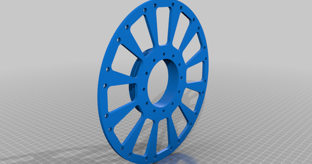 inland reusable filament spool flying bonanza 3D Models Hobby & Makers Other Ideas thingiverse 3d print model - Mito3D