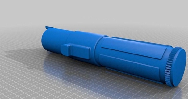 yodas lightsabre kentthoresen 3D Models Hobby & Makers Other Ideas lightsaber toy thingiverse 3d print model - Mito3D