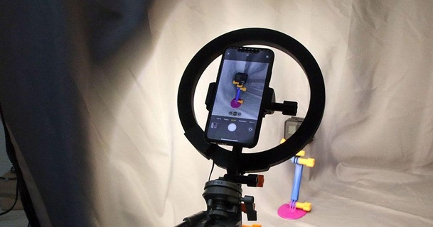 anillo ligero vidar 3D modelos artilugio foto vídeo bombardeo aéreo cámara gopro montaje iphone 3d print model - Mito3D