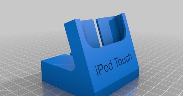iPod toque estante soporte lincepiloto 3D modelos pasatiempo hacedores ideas manzana mp3 jugador 3d print model - Mito3D