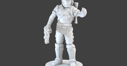 imperial agent tycho download free stl model printablescom 3d models toys & games action figures statues miniature starfinder starwars tabletop theoldrepublic 3d print model - Mito3D