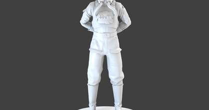 cravatta pilota tycho Scarica gratuito stl modello printablescom 3d Modelli giocattoli Giochi azione figure statue miniatura Guerre stellari tavolo 3d print model - Mito3D