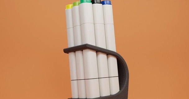 copic classic marker holder parametric matereo  3D Models  Hobby & Makers  Tools alcoholmarker classic copic copicclassic holder  3d print model - Mito3D