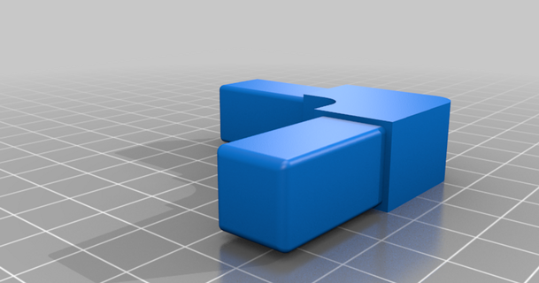 suporte canto 15x15x1mm caixa seção sven 3D modelos casa equipamento 90degree conector 3d print model - Mito3D