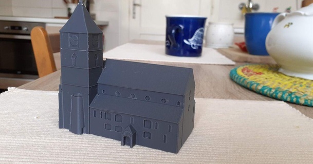 Kirche Vorsicht 3D Modelle Welt scannt historisch Kontext 3d print model - Mito3D