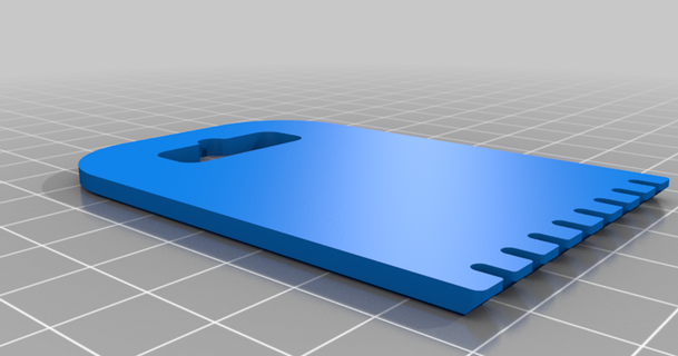 glue comb butcher9 9 3D Models Hobby & Makers Tools spreader woodworking thingiverse 3d print model - Mito3D