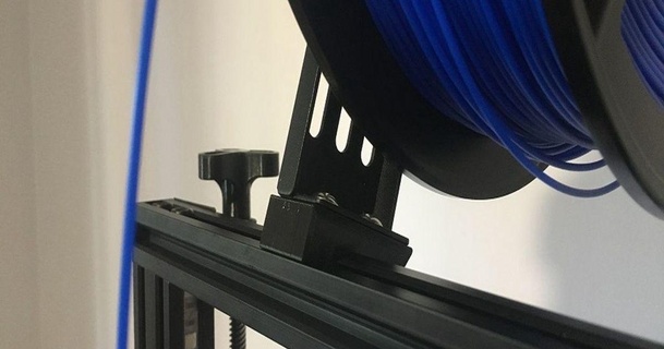 ender 3 angular carretel suporte butcher9 9 3D modelos impressoras acessórios colchetes crealityender3 ender3 3d print model - Mito3D