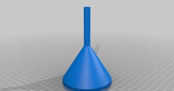medium funnel makell 3d 3D Models Hobby & Makers Tools customized thingiverse 3d print model - Mito3D