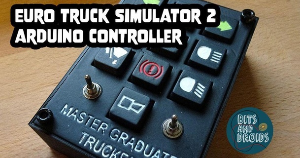 euro truck simulator 2 macro pad bitsanddroids 3D Models Gadgets Video Games arduino controller ets2 gaming 3d print model - Mito3D