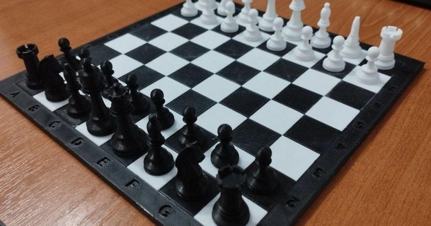 magnetisch Schachbrett + Schach einstellen Dubrovnik 1950 tanzbo 3D Modelle Spielzeuge Spiele Tafel Schachfigur Schachset 3d print model - Mito3D