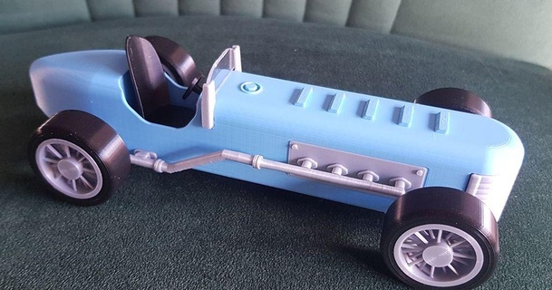 corrida carro alex 3D modelos passatempo fabricantes Ideias modelo corredor vintage 3d print model - Mito3D