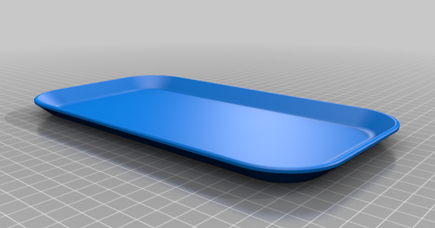 small tray djmonta 3D Models Household Other House Equipment thingiverse 3d print model - Mito3D