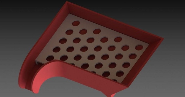 drenar bandeja cozinha esponja v2 avalonstar 3D modelos casa kitchentool escorredor thingiverse 3d print model - Mito3D