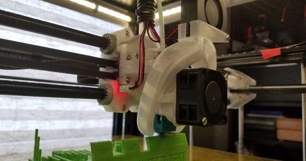 hiperküp Evo e3d v6 Hotend binmek + soğutucu kefen diş kombo jamesk1 3D modeller yazıcılar yükseltmeler Soğutucu fan e3dv6 Fanduthevo hevo 3d print model - Mito3D