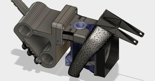removeable x carriage system flsun i3 original jamesk1 3D Models Hobby & Makers Other Ideas 40mmfan e3d e3dhotend e3dv6 fang 3d print model - Mito3D