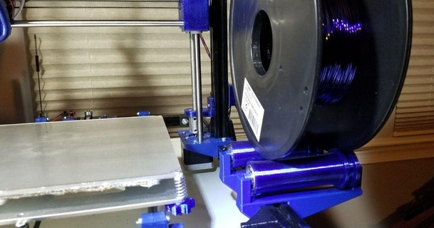 2020 monte biriktirmek rulman jamesk1 3D modeller hobi yapımcılar fikirler 2020extrusion filament makara tutucusu flsun flsuni3 3d print model - Mito3D