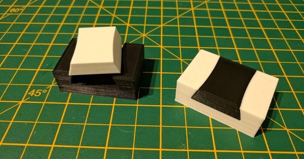 cauda andorinha enigma 1 pozzy 3D modelos passatempo fabricantes Ideias impossível impossibledovetail objeto 3d print model - Mito3D