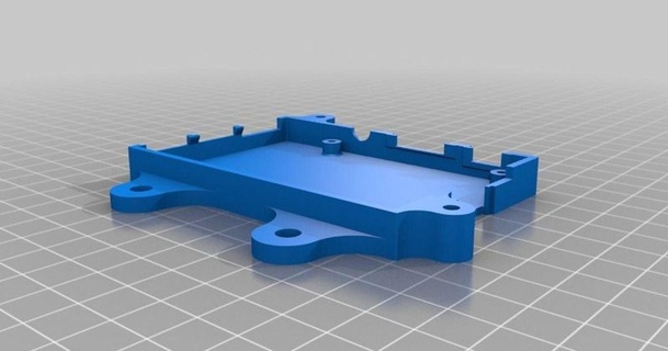 pi scatola d bot nucleo xy telaio montare pozzy 3D Modelli stampanti Accessori Astuccio guaina corexy DBOT raspberrypi thingiverse 3d print model - Mito3D
