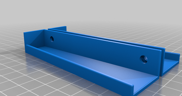 dell tastiera parete montare montaggio buchi delsol 3D Modelli domestico ufficio thingiverse 3d print model - Mito3D