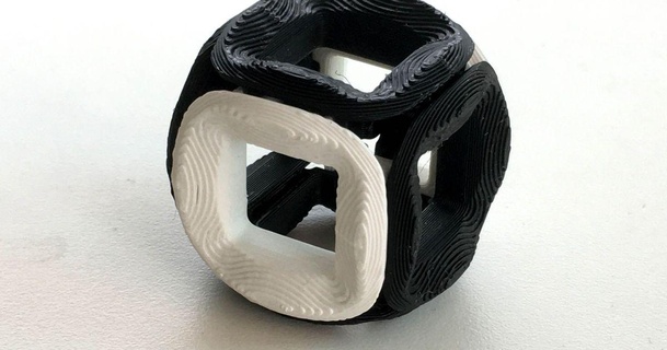 kugelförmig Würfel giuliancol 3D Modelle Lernen Objekte Design geometrisches geometrische Kunst Objekt Geometrie 3d print model - Mito3D