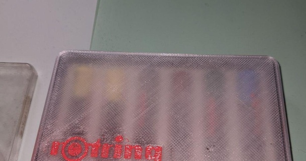rosso squillare Tedesco penna pennino impostato scatola rotante rapvariant stanza degli ospiti Officina 3D Modelli passatempo creatori organizzatori cpe coperchio sostituzione 3d print model - Mito3D