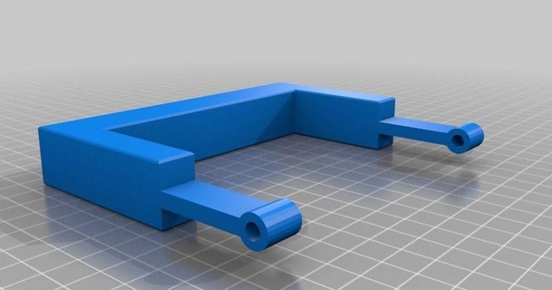 foldable table handle gschizas 3D Models Household Kitchen handlebar thingiverse 3d print model - Mito3D