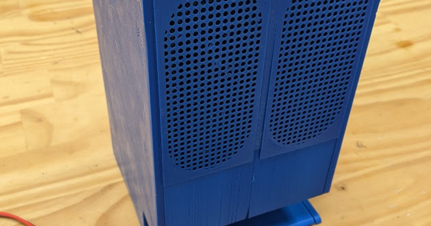 quarter wavelength bluetooth speaker trangoul 3D Models Gadgets Audio 3d print model - Mito3D