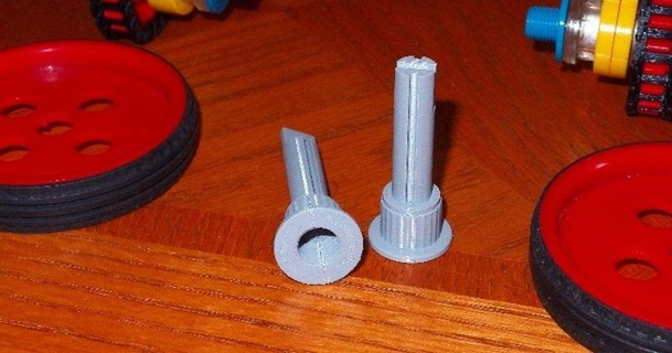 capsela road roller axle cal lf 3D Models Toys & Games Building thingiverse 3d print model - Mito3D