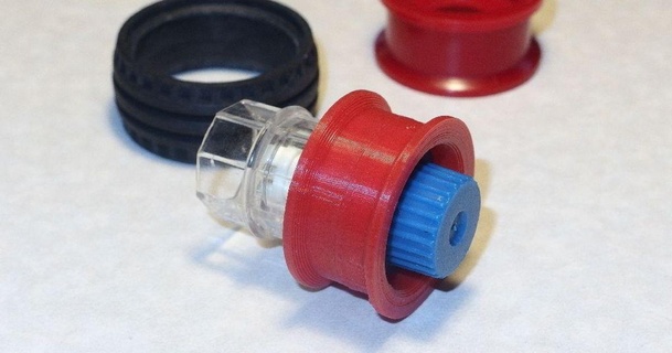 capsela piccolo rosso ruota puleggia cal lf 3D Modelli giocattoli Giochi edificio thingiverse 3d print model - Mito3D