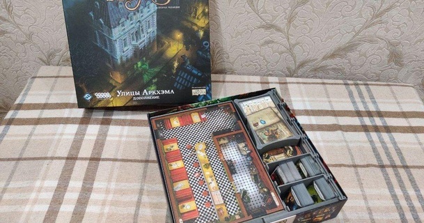 mansions madness organizer expansion ru part 2 plasticninjas 3D Models Toys & Games Other boardgame boardgames boardgameinserts mansionsofmadness mansionofmadness 3d print model - Mito3D