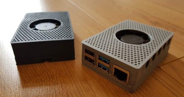 pibox raspberry pi 4 + xl4005 voxel3d nederland 3D Models Printers - Upgrades octoprint octoprintcase raspberrypi raspberrypi4 3d print model - Mito3D