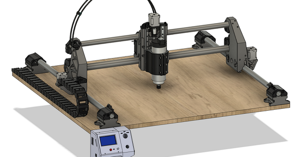 printed cnc brutus metric tubing brute71 3D Models Hobby & Makers Tools cncmachine cncmill cncrouter diycncrouter 3d print model - Mito3D